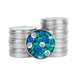 1.5 oz. Personalized M&M'S® in a Silver Tin