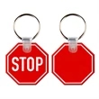 Stop Sign PVC Key Holder