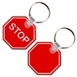 Soft Stop Sign Key Tag