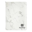 9 1/2" x 12" Leatherette Marble Portfolio with Zipper