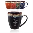 17 oz. Water Color Drip Ceramic Mug