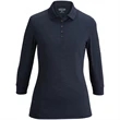 Ladies' 3/4 Sleeve Optical Polo
