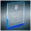 4" x 6" Acrylic Wedge Award