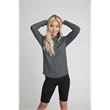 Unisex Mock Twist Raglan Long Sleeve Hoodie T-Shirt