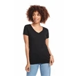 Women's Lightweight Cotton/Poly V-Neck T-Shirt