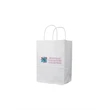 White Kraft Shopping Bag, Digital Printing