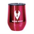 12 oz. Divvy Stainless Steel Stemless Wine Glass w/ 1 Color