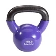Vinyl Coated Kettlebell , 15 lb