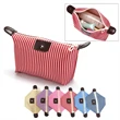 Stripe Cosmetic Vanity Bag