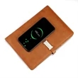 Notebook with Power Bank and USB Flash Drive