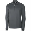 Cutter and Buck Traverse Stripe Stretch 1/4 Zip Pullover