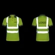 M to XXL safety reflective short sleeves T-shirt