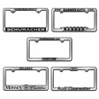 Chrome Faced License Plate Frame