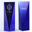 Blue Crystal Glass Trophy Award