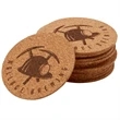3 1/2" Round Coaster - Natural Edge