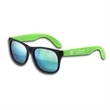 Coloured Mirror Tint Lens Sunglasses With Mat