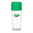 16 oz. Dual Sip-N-Snack Plastic Water Bottle
