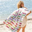 Sublimated Quick Dry Sand Proof Beach Towel