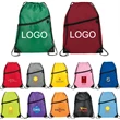Zippered Sports Drawstring Backpack