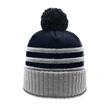 Richardson Stripe Pom Cuffed Beanie