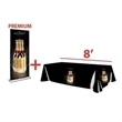 Premium Banner & 8' Table Throw Set