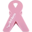 Pink Awareness Ribbon Bag Clip