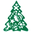 5.5" Christmas Tree Stencil