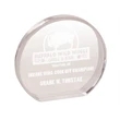 Clear Round Acrylic Award