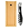 Laguiole Corkscrew, Ebony Handle - Slide Wood Box Set