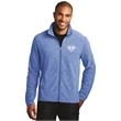 Port Authority Heather Microfleece Full-Zip Jacket.