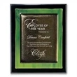 Metallic Fusion Plaque - Black/Green