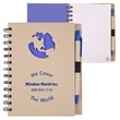 EcoShapes™ Recycled Die Cut Notebook: Globe