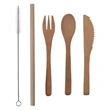 Bamboo Utensils with RPET Pouch