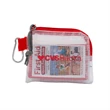First Aid Kit in a Zippered Clear Nylon Bag