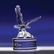 Soaring Eagle 24% Lead Crystal Award
