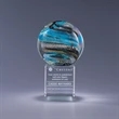 Helix Art Glass Crystal Award
