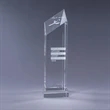 Encore Optic Crystal Award - Clear Base