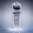Empire 24% Lead Crystal World Globe Award