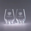 16.75 oz. Domaine Stemless White Wine Glass Gift Sets