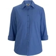 Ladies Essential Broadcloth Shirt 3/4 Sleeve
