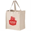 Cotton Canvas Grocery Bag - 14oz