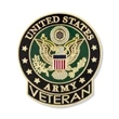 1 1/8 Inch U.S. Army Veteran Lapel Pin