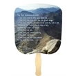 Religious Hand Fan - Ten Commandments