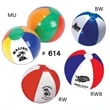 Popular ! 12" Inflatable Beach Ball with 6 Panels