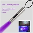 Mini 2 in 1 UV Flashlight Keychain Money Detector