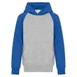ATC™ EVERYDAY FLEECE TWO TONE HOODED YOUTH SWEATSHIRT