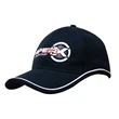 Brushed Heavy Cotton Baseball Cap with Piping on Visor