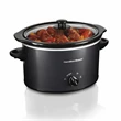 Hamilton Beach 3 Qt Oval Slow Cooker Black