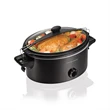 Hamilton Beach Stay or Go 6qt Slow Cooker Black