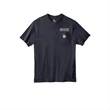 Carhartt Tall Workwear Pocket Short Sleeve T-Shirt.- Navy